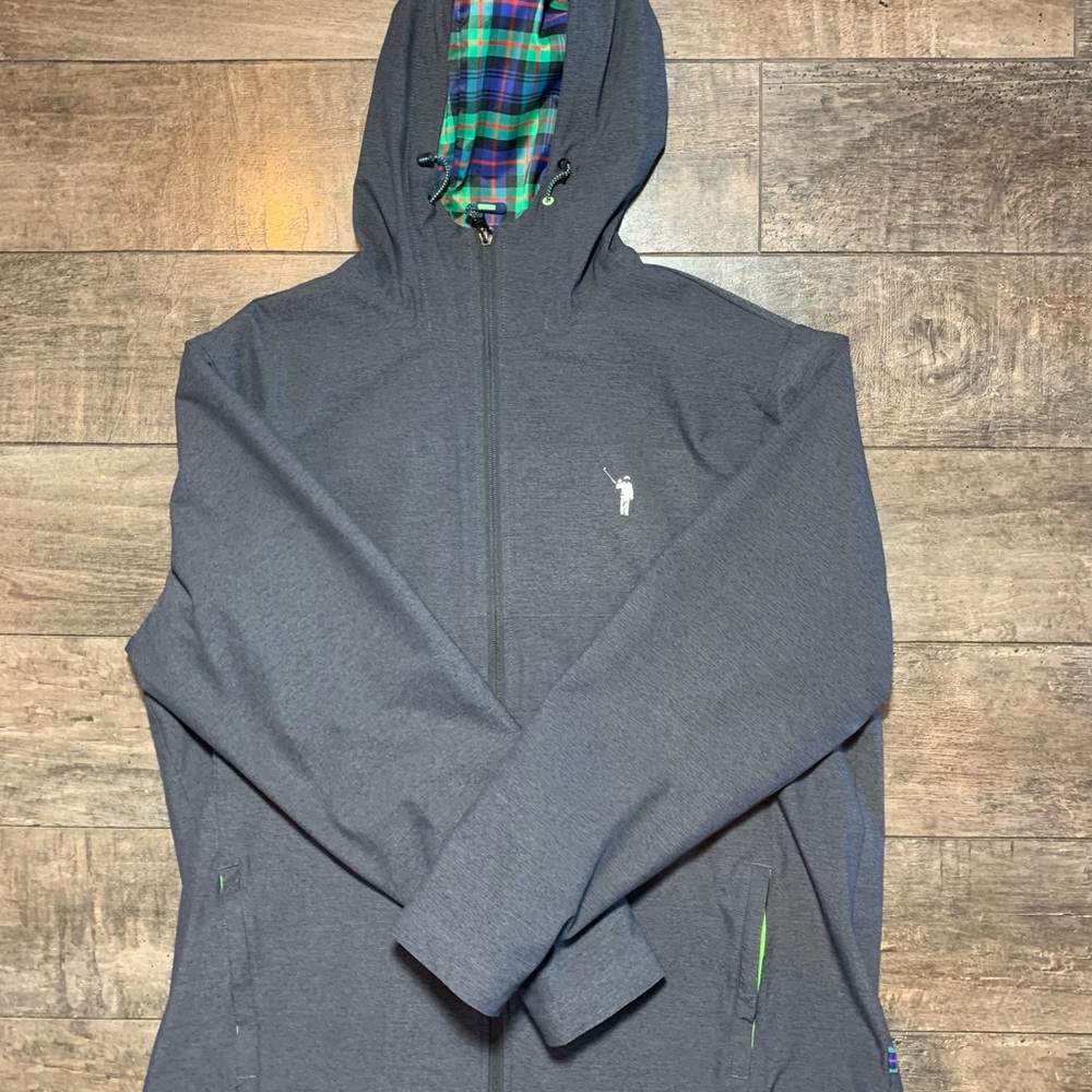 William Murray rain jacket.  XL. Charcoal gray
